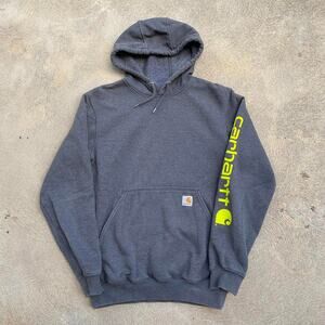 Grey Carhartt hoodie size small